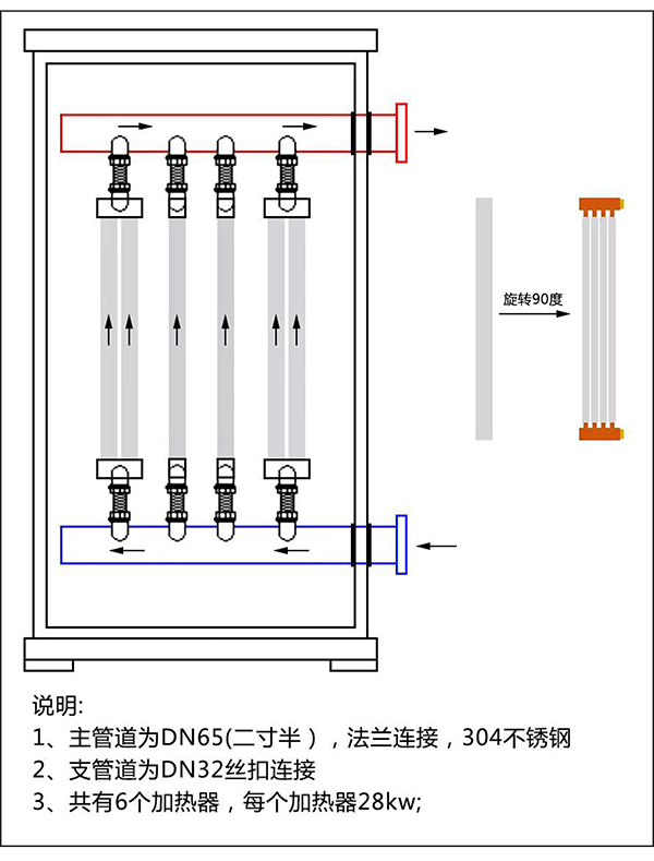 160kw紫铜板式电锅炉